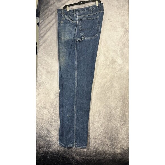 dickies carpenter jeans Distressed Workwear Jeans Size 40x36 Blue See Details B‎ - Picture 1 of 15